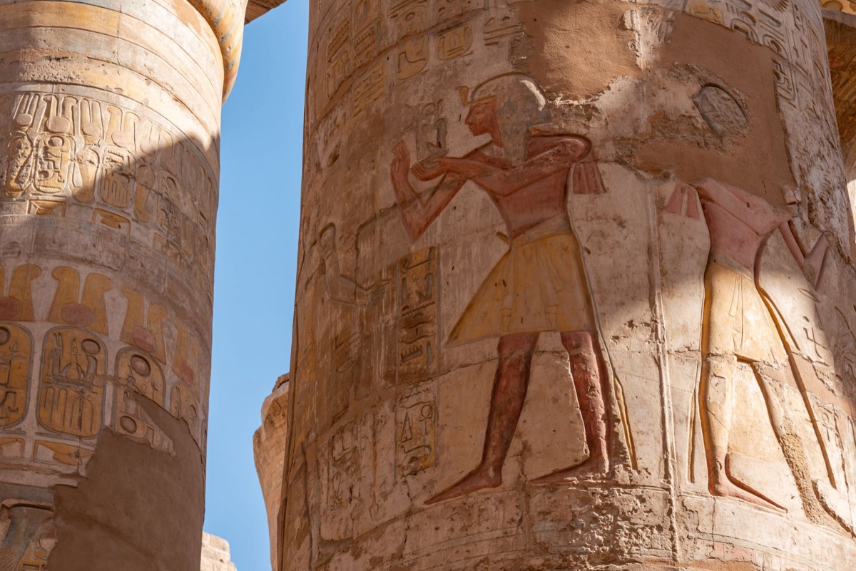 Columnas del Templo de Karnak