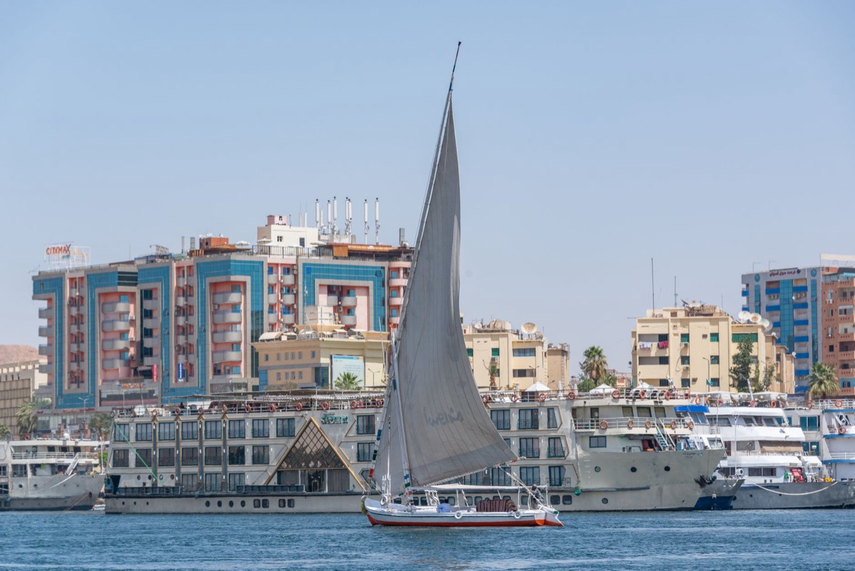 nile cruise ship exterior