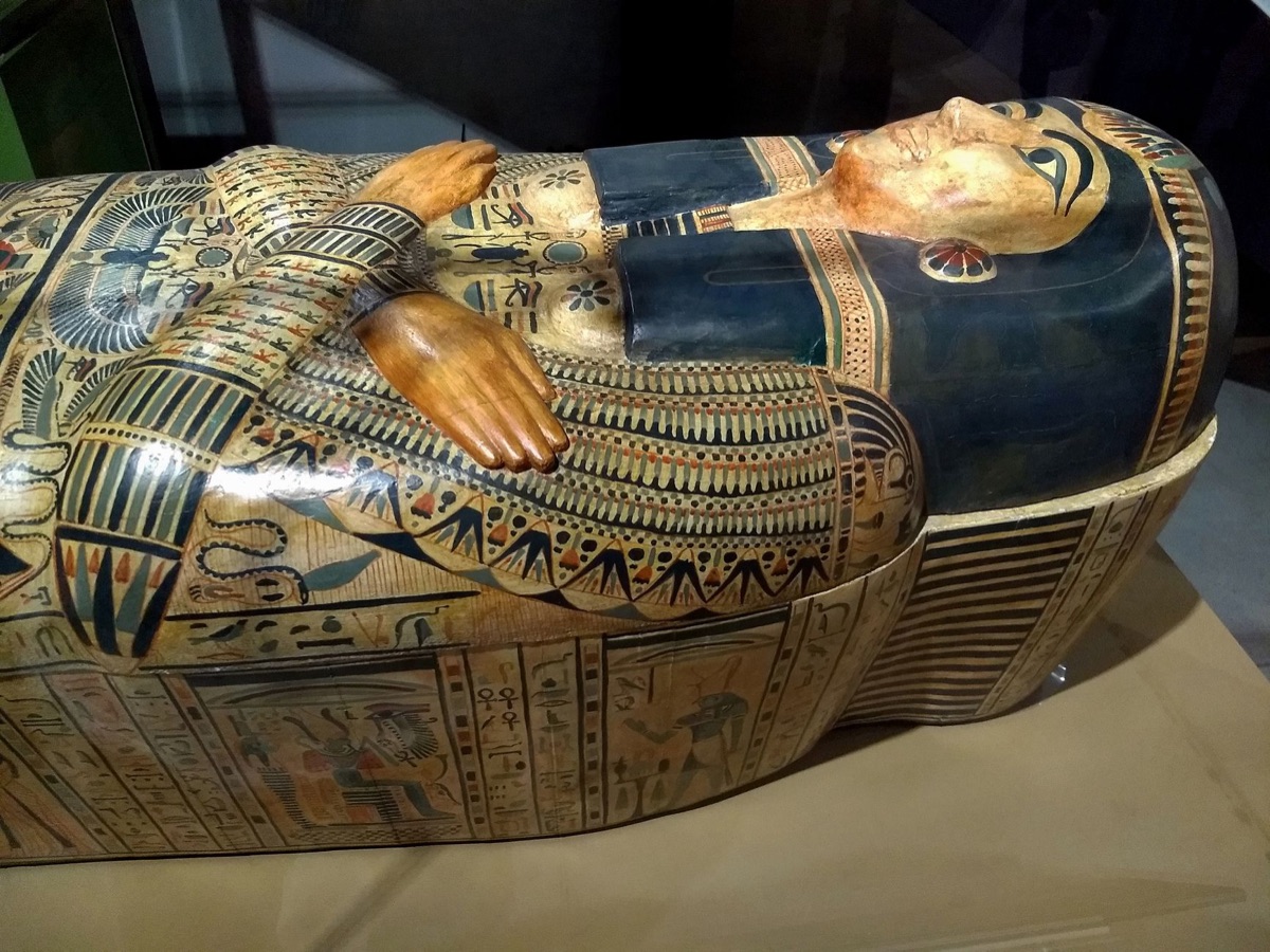 máscara de oro del sepulcro de Tutankhamun