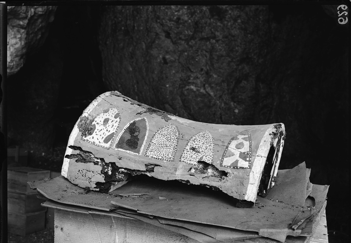 Oude Egyptische grotte uitgraving