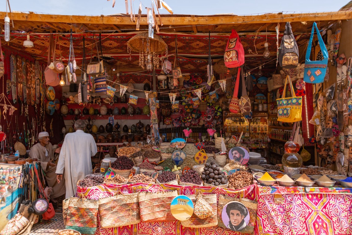 tienda de mercado egipcio