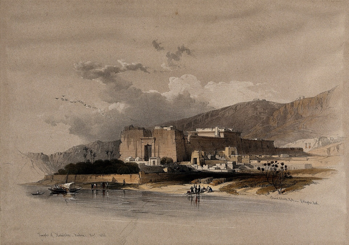 Temples in desert