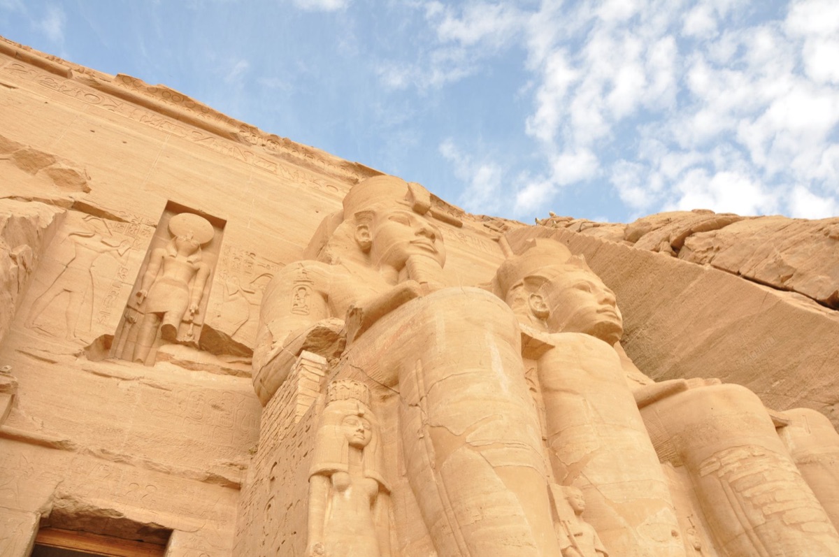 Interior of Abu Simbel temple