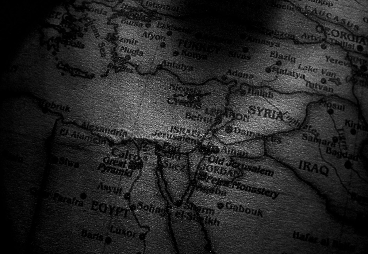 Safe route map of egypt