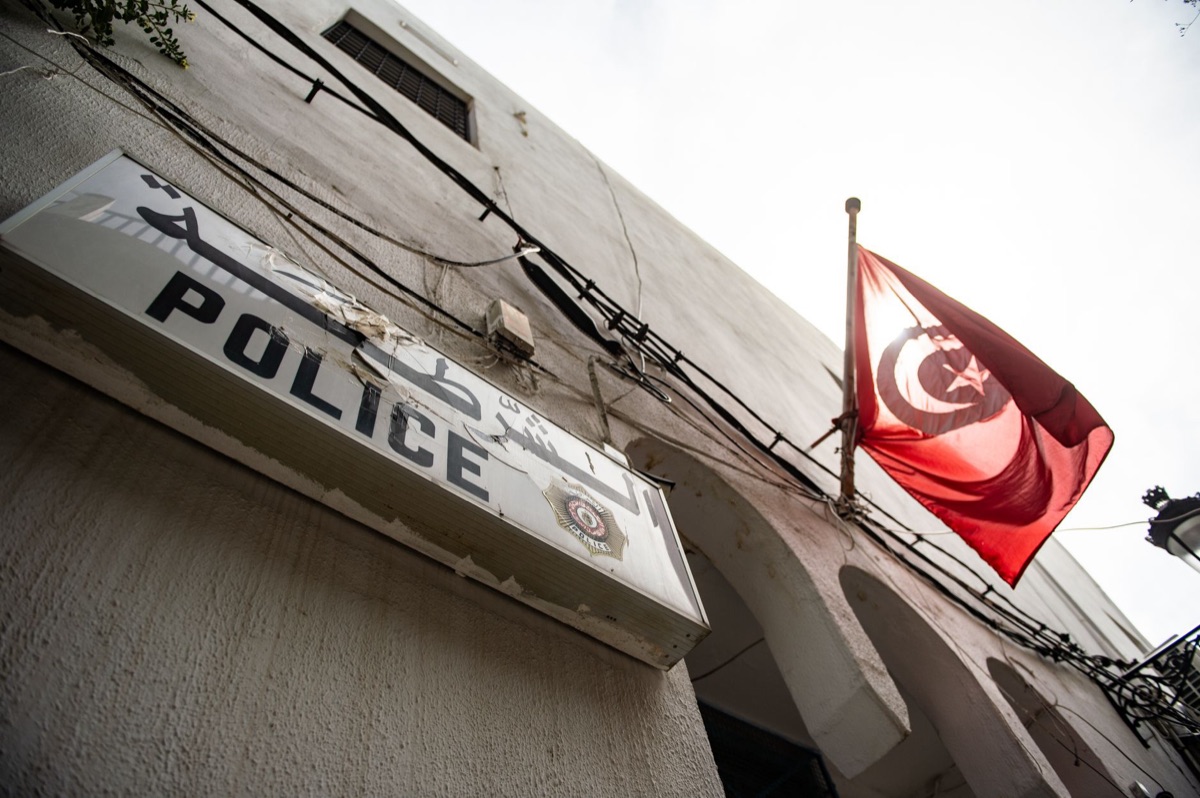 Cairo police station exterior