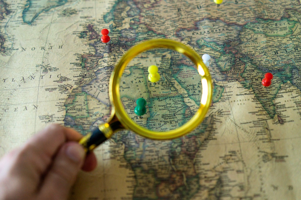 Nile cruise itinerary map
