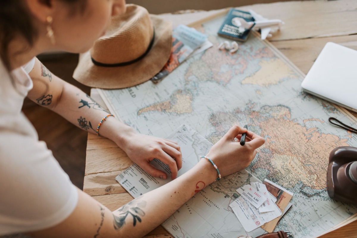 Nile cruise itinerary map